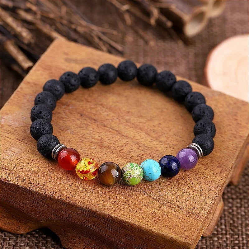 Pulsera 7 Chakras Orgonita