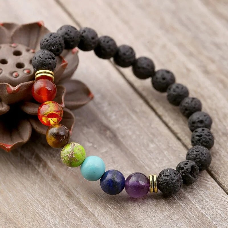 Pulsera 7 Chakras Orgonita